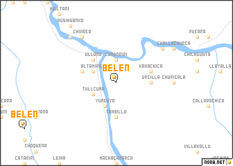 map of Belén