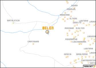 map of Belén