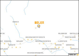 map of Belén