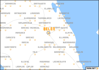 map of Belén