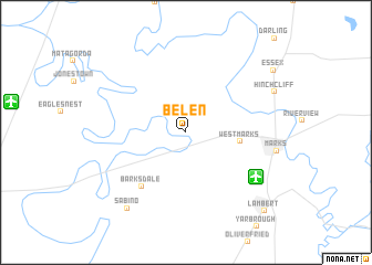 map of Belen