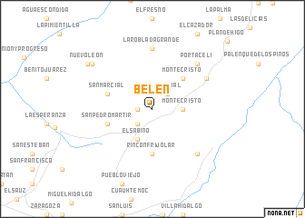 map of Belén