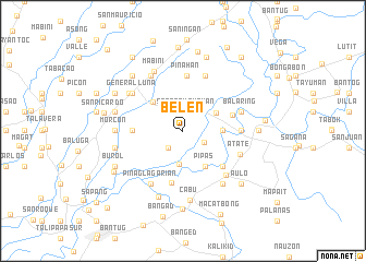 map of Belen