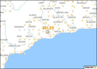 map of Belen