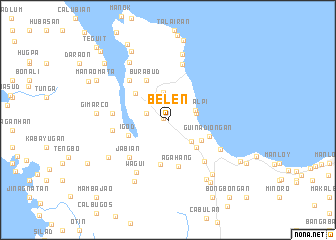 map of Belen