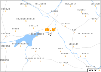 map of Belen