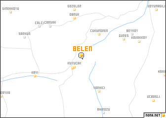 map of Belen