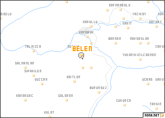 map of Belen