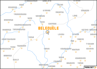 map of Béléouélé