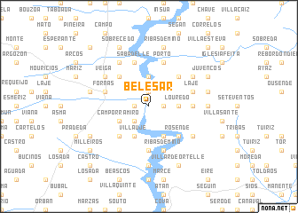 map of Belesar