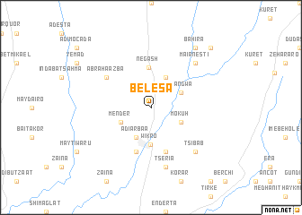 map of Belesa