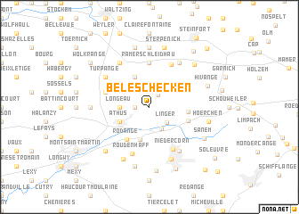 map of Beleschecken