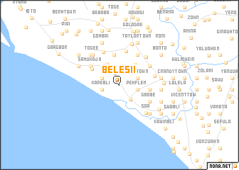 map of Belesii