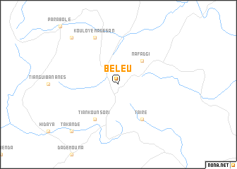 map of Beleu