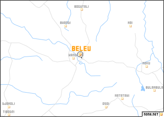 map of Beleu