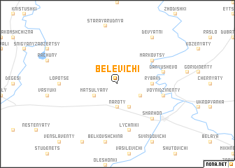 map of Belevichi