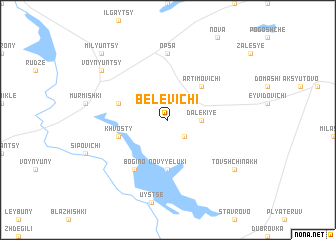 map of Belevichi