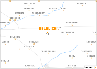 map of Belevichi