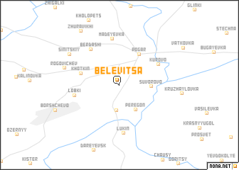 map of Belevitsa