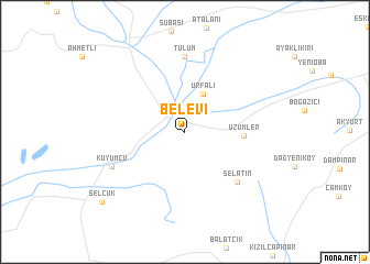 map of Belevi