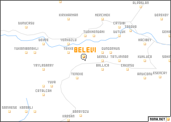 map of Belevi