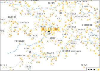 map of Bele Vode