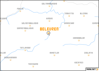 map of Belevren