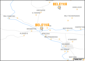 map of Beleyka