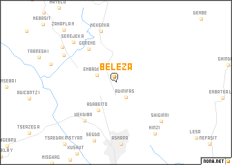 map of Beleza