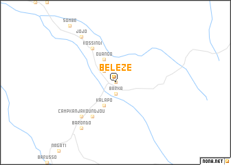 map of Bélézé