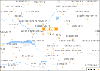 map of Belezna