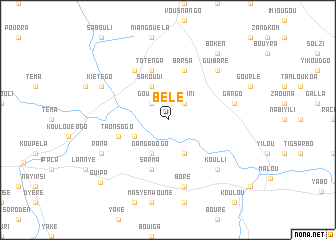 map of Bélé