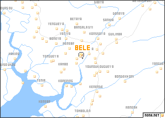 map of Bélé