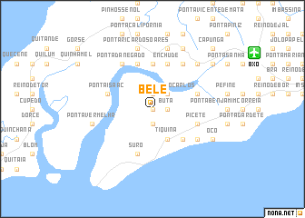 map of Bele