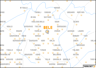 map of Bélé