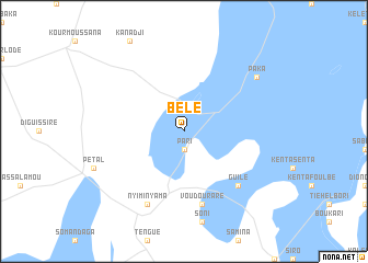 map of Bélé