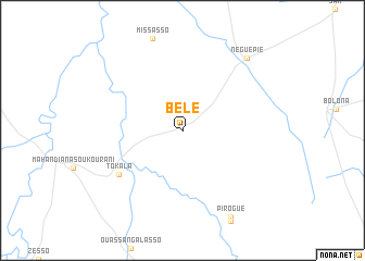 map of Bélé