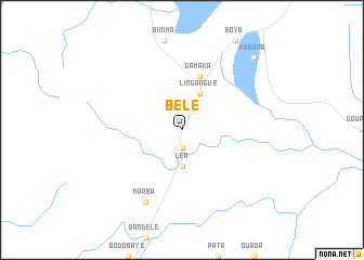 map of Bélé