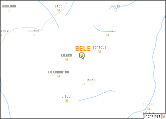 map of Bele