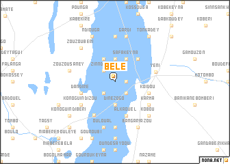 map of Bélé