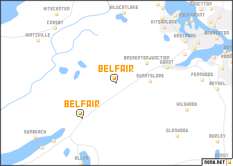 map of Belfair