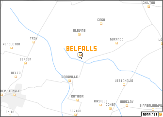 map of Belfalls