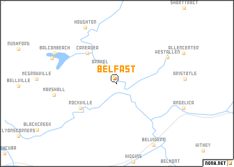 map of Belfast