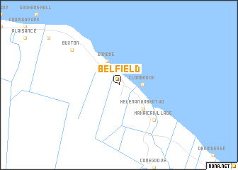 map of Belfield