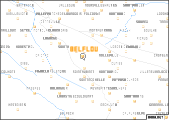 map of Belflou