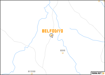 map of Bēlfodiyo