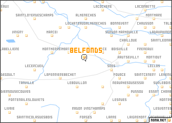 map of Belfonds