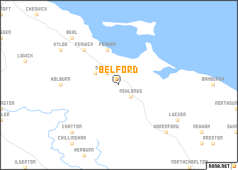 map of Belford