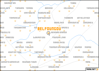 map of Belfoungou