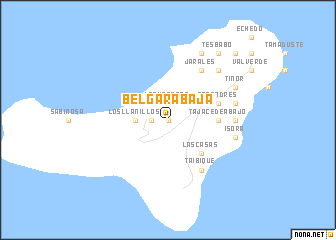 map of Belgara Baja